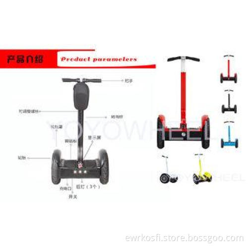 Lithium Battery Powered Electric Chariot Scooter with Gyro